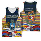 Eswatini Independence Day Basketball Jersey Freedom Pride - Lion Elephant - Strelitzia Flowers