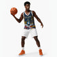 Eswatini Independence Day Basketball Jersey Freedom Pride - Lion Elephant - Strelitzia Flowers