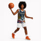 Eswatini Independence Day Basketball Jersey Freedom Pride - Lion Elephant - Strelitzia Flowers