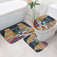 Eswatini Independence Day Bathroom Set Freedom Pride - Lion Elephant - Strelitzia Flowers