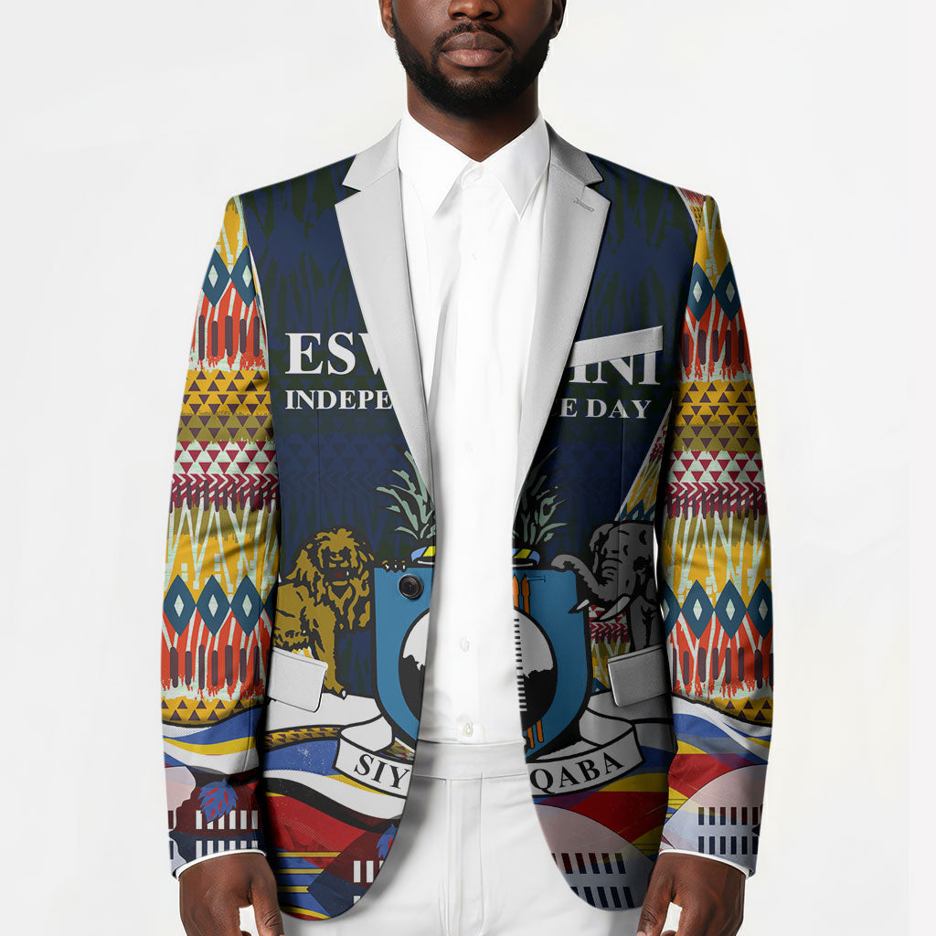 Eswatini Independence Day Blazer Freedom Pride - Lion Elephant - Strelitzia Flowers