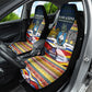 Eswatini Independence Day Car Seat Cover Freedom Pride - Lion Elephant - Strelitzia Flowers