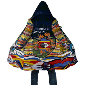Eswatini Independence Day Cloak Freedom Pride - Lion Elephant - Strelitzia Flowers