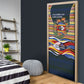 Eswatini Independence Day Door Cover Freedom Pride - Lion Elephant - Strelitzia Flowers