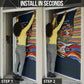 Eswatini Independence Day Door Cover Freedom Pride - Lion Elephant - Strelitzia Flowers