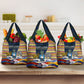 Eswatini Independence Day Grocery Bag Freedom Pride - Lion Elephant - Strelitzia Flowers