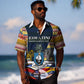 Eswatini Independence Day Hawaiian Shirt Freedom Pride - Lion Elephant - Strelitzia Flowers