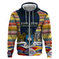 Eswatini Independence Day Hoodie Freedom Pride - Lion Elephant - Strelitzia Flowers