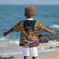 Eswatini Independence Day Kid Hawaiian Shirt Freedom Pride - Lion Elephant - Strelitzia Flowers
