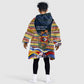Eswatini Independence Day Kid Wearable Blanket Hoodie Freedom Pride - Lion Elephant - Strelitzia Flowers