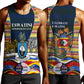 Eswatini Independence Day Men Tank Top Freedom Pride - Lion Elephant - Strelitzia Flowers