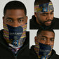Eswatini Independence Day Neck Gaiter Freedom Pride - Lion Elephant - Strelitzia Flowers