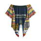 Eswatini Independence Day Off Shoulder Wrap Waist Top Freedom Pride - Lion Elephant - Strelitzia Flowers