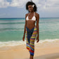 Eswatini Independence Day Sarong Freedom Pride - Lion Elephant - Strelitzia Flowers