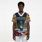 Eswatini Independence Day Scrub Top Freedom Pride - Lion Elephant - Strelitzia Flowers