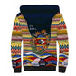 Eswatini Independence Day Sherpa Hoodie Freedom Pride - Lion Elephant - Strelitzia Flowers