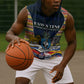 Eswatini Independence Day Sleeveless Hoodie Freedom Pride - Lion Elephant - Strelitzia Flowers