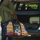 Eswatini Independence Day Travel Bag Freedom Pride - Lion Elephant - Strelitzia Flowers