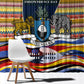 Eswatini Independence Day Window Curtain Freedom Pride - Lion Elephant - Strelitzia Flowers