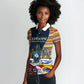 Eswatini Independence Day Women Polo Shirt Freedom Pride - Lion Elephant - Strelitzia Flowers