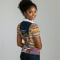 Eswatini Independence Day Women Polo Shirt Freedom Pride - Lion Elephant - Strelitzia Flowers