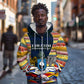 Eswatini Independence Day Zip Hoodie Freedom Pride - Lion Elephant - Strelitzia Flowers