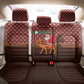 Morocco Christmas Back Car Seat Cover Santa Claus Camel Caravan Desert Scene - African Pride