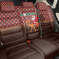 Morocco Christmas Back Car Seat Cover Santa Claus Camel Caravan Desert Scene - African Pride