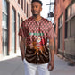 Morocco Christmas Baseball Jersey Santa Claus Camel Caravan Desert Scene - African Pride