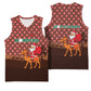 Morocco Christmas Basketball Jersey Santa Claus Camel Caravan Desert Scene - African Pride