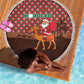 Morocco Christmas Beach Blanket Santa Claus Camel Caravan Desert Scene - African Pride
