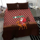 Morocco Christmas Bedding Set Santa Claus Camel Caravan Desert Scene - African Pride
