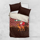 Morocco Christmas Bedding Set Santa Claus Camel Caravan Desert Scene - African Pride