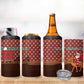Morocco Christmas 4 in 1 Can Cooler Tumbler Santa Claus Camel Caravan Desert Scene - African Pride
