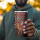 Morocco Christmas 4 in 1 Can Cooler Tumbler Santa Claus Camel Caravan Desert Scene - African Pride