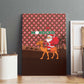 Morocco Christmas Canvas Wall Art Santa Claus Camel Caravan Desert Scene - African Pride