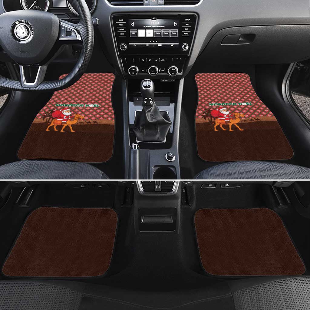 Morocco Christmas Car Mats Santa Claus Camel Caravan Desert Scene - African Pride