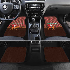 Morocco Christmas Car Mats Santa Claus Camel Caravan Desert Scene - African Pride