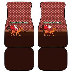 Morocco Christmas Car Mats Santa Claus Camel Caravan Desert Scene - African Pride