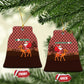 Morocco Christmas Ceramic Ornament Santa Claus Camel Caravan Desert Scene - African Pride
