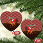 Morocco Christmas Ceramic Ornament Santa Claus Camel Caravan Desert Scene - African Pride