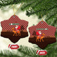 Morocco Christmas Ceramic Ornament Santa Claus Camel Caravan Desert Scene - African Pride