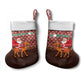 Morocco Christmas Stocking Santa Claus Camel Caravan Desert Scene - African Pride