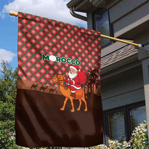 Morocco Christmas Garden Flag Santa Claus Camel Caravan Desert Scene - African Pride