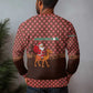 Morocco Christmas Ugly Christmas Sweater Santa Claus Camel Caravan Desert Scene - African Pride