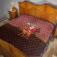 Morocco Christmas Quilt Santa Claus Camel Caravan Desert Scene - African Pride