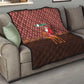 Morocco Christmas Quilt Santa Claus Camel Caravan Desert Scene - African Pride