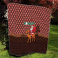 Morocco Christmas Quilt Santa Claus Camel Caravan Desert Scene - African Pride