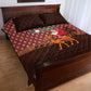 Morocco Christmas Quilt Bed Set Santa Claus Camel Caravan Desert Scene - African Pride