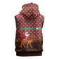 Morocco Christmas Sleeveless Hoodie Santa Claus Camel Caravan Desert Scene - African Pride